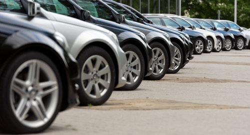 cars in a row
