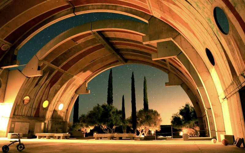 Vaulted structure at Arcosanti
